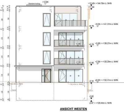 3 Neubauwohnungen (4,5 Zimmer) in Koblenz-Rübenach – ca. 105 m² + Terrasse/Garten/Balkon, mit Aufzug