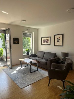 Schönes 2-Zimmer-Apartment 50 qm, Kaiserstraßenviertel, mit Balkon, ab 1.8.