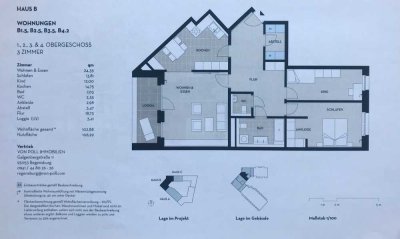Domblick: Moderne & großzügige 3-Zimmer-Wohnung im 4. OG am Stobäusplatz mit Tiefgarage