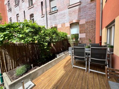 Traumhafte, zentrale 3-Zimmer-Wohnung mit zwei Terrassen in bester Lage von Sankt Johannis