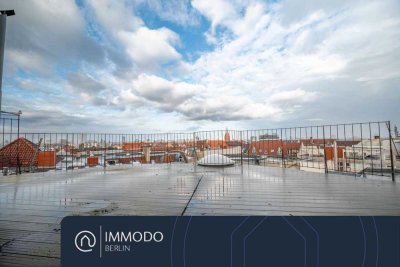 � Schöner Wohnen mit Panorama Dachterrasse - helle 3,5 Zi DG Wohnung mit Aufzug, 2 Balkonen, uvm.