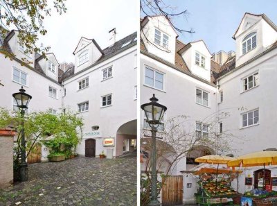 Lichtdurchflutete Altbauwohnung direkt in der Augsburger Altstadt