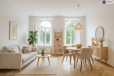 Elegante Altbauwohnung im Erstbezug nach Sanierung!! + Parkblick + großzügige Raumgestaltung