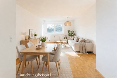 Helle 50m² 2 Zimmer Wohnung mit großem Balkon und Tiefgaragenplatz in Graz Gösting nahe Bulme und AVL