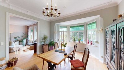 PROVISIONSFREI: Historische Villa in Röblingen am See - Modernisiert, Großzügig, Familienfreundlich
