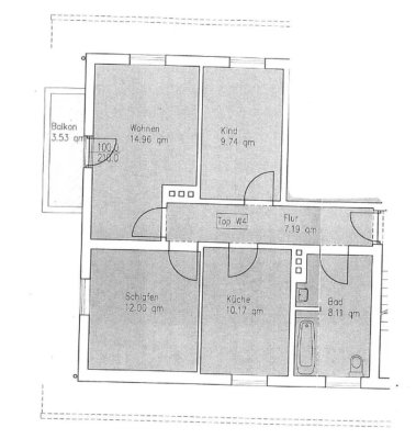 Ruhige 3 Zimmer Altbau-Wohnung / Teilmöbliert in Reutte