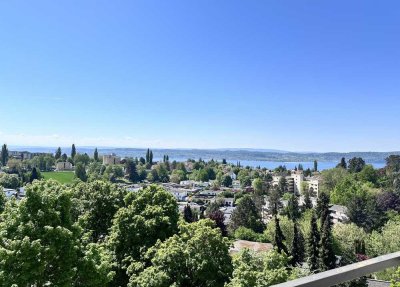 Frisch renovierte Penthousewohnung mit Bodenseeblick