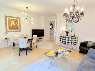 Top Westend Lage! Charmant + Elegant! Voll möblierte 2 Zimmerwohnung mit 2 Balkonen