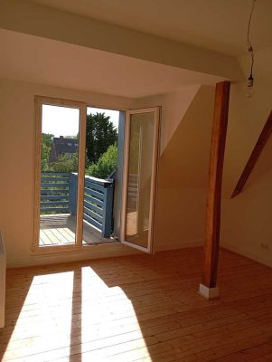 Komplet sanierte, stilvolle Altbauwohnung, 3 Zimmer, Küche, Diele, Bad, Sonnenbalkon