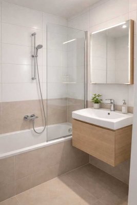 Charmante voll-möblierte 2-Zi. Wohnung mit Garten in Aachen-Eilendorf (Erstbezug nach Renovierung)