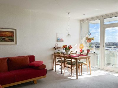 Helle 3-Zimmer-Penthouse-Wohnung über den Dächern Hamburgs