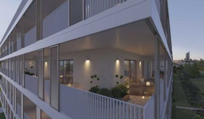 Wunderschöne Erstbezugswohnung I energieffizienter Neubau I großer umlaufender Balkon