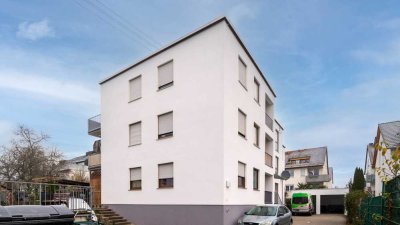 Moderne 2-Zimmer-Wohnung im Erdgeschoss mit Balkon und Garttenanteil