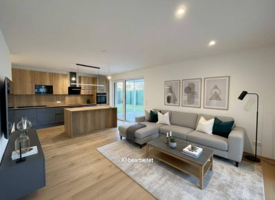 Moderne 4-Zimmer-Wohnung mit Garten in Bad Vöslau | Erstbezug | 2 Tiefgaragenplätze | Ihr modernes Familienparadies.