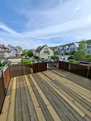 * S-WANGEN: Sehr schöne 2,5-Zimmerwohnung mit hochwertiger EBK * große Dachterrasse *
