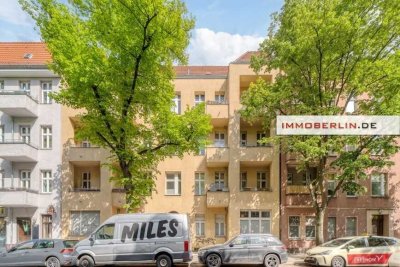 IMMOBERLIN.DE - Liebenswürdige Altbauwohnung mit Westloggia