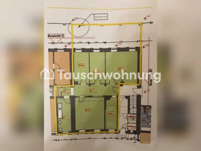 Tauschwohnung: Große Flat in Schwabing-Freimann zu tauschen