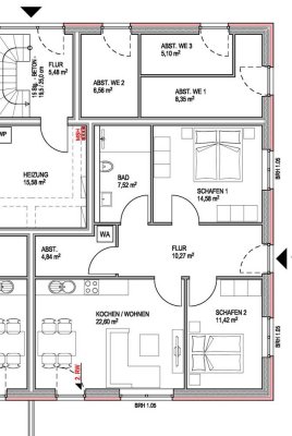 Erdgeschosswohnung in Viöl