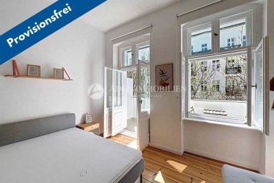 Wunderschöne, renovierte und möblierte 2-Zi Wohnung mit Balkon im Herzen von Prenzlauer Berg