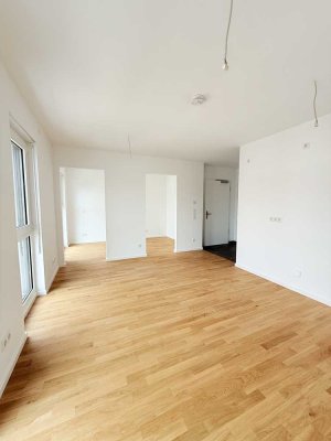 Helle 1,5-Zimmer-Neubauwohnung mit Tiefgaragenstellplatz in Nürnberg-Wöhrd