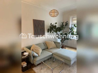 Tauschwohnung: SAGA Tauschwohnung - 3 Zimmer mit 2 Balkonen und Stuck