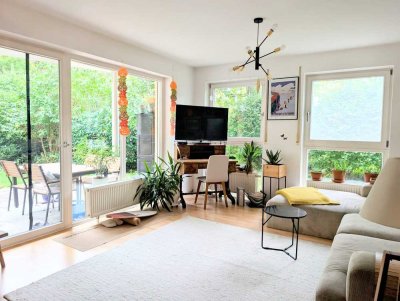 Herrliche Erdgeschosswohnung mit Wohnkeller, Gartenzugang in S-Bahnnähe