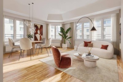 SONNENDURCHFLUTETE 2-Zimmerwohnung in stilvollem Altbauhaus inkl. neuer Küche - Nahe AKH WIEN