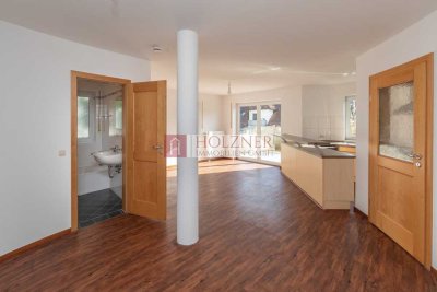 Wohnen im Grünen-Charmantes 1-Zimmer-Apartment mit Terrasse & Gartenanteil