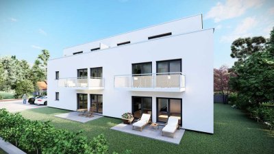 Neubau-Wohnung in BS / Thune  mit 169m² Gartenanteil