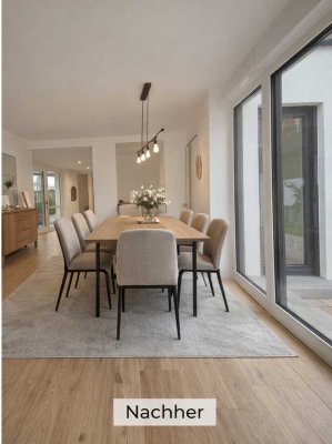 Familienfreundlicher Luxus in München Gräfelfing, Architektonisch hochwertig, gemütlich mit Garten