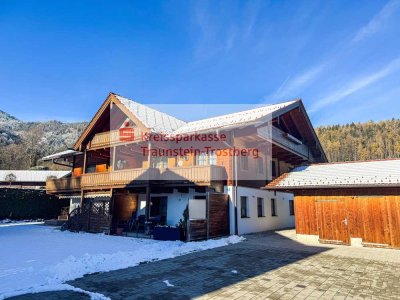 Attraktive Erdgeschosswohnung in ruhiger Lage im Chiemgau