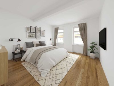 **4-Zimmer-Etagenwohnung mit Altbaucharme und Erstbezug nach Modernisierung in Arnstadt zu verkaufen