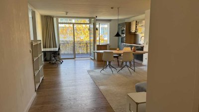 Charmantes Loft mit Balkon und Schlafzimmer in Mitte/Kreuzberg