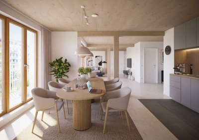 Erstbezug: 3 Zimmer & Balkon mit lovely Gartenblick �