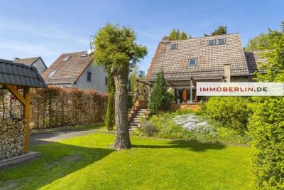 IMMOBERLIN.DE - Sehr gepflegtes Einfamilienhaus mit Sonnenterrasse + fantastischem Gartenareal