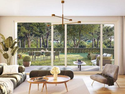 Modernes Wohnen mit Gartenflair, Terrasse und luxuriösen Bädern an der Neuen Hakeburg