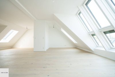 Erstbezugs-Dachgeschosswohnung auf einer Ebene mit großzügiger Terrasse, Privatlift &amp; eigenem Zugang