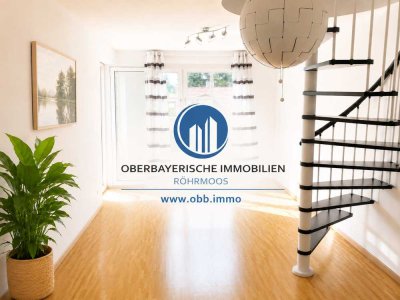 MUC-Pasing nähe Stadtpark, helle, moderne 3 Zimmer Maisonette Wohnung auf 2 Etagen, Balkon