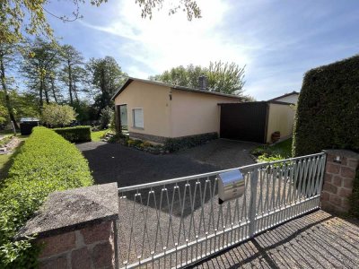 Grundstück für Angelfreunde mit Bungalow