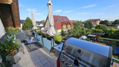 Neuwertige, klimatisierte und lichtdurchflutete 5-Zimmer-Maisonettewohnung in ruhiger Lage.