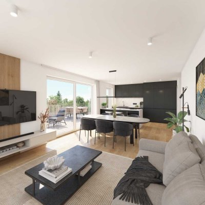 Neubau-Penthouse über den Dächern von Haunwöhr | Exklusives Wohnen mit Dachterrasse