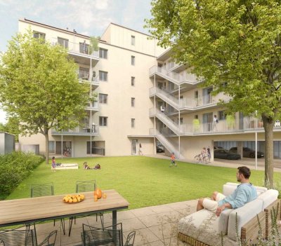 NEUBAU * 3 Zimmer mit Loggia * KFW 40 und QNG * Förderfähig