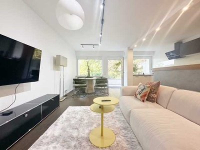 EP ESTATE - Schicke möblierte 2- Zimmer- Wohnung mit zwei Balkonen in Köln / Müngersdorf