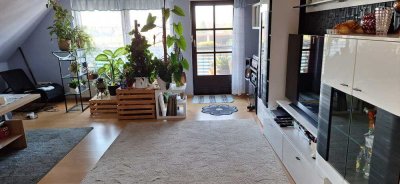 Schöne Maisonett-Wohnung mit Spitzboden & 2 Balkone