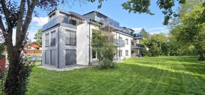 4,5-Zimmer-Wohnung mit großem Garten und großem Hobbyraum in Ottobrunn