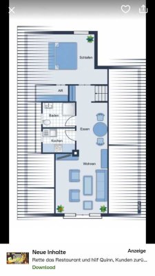 1-Zimmer Dachgeschosswohnung in Abtsteinach