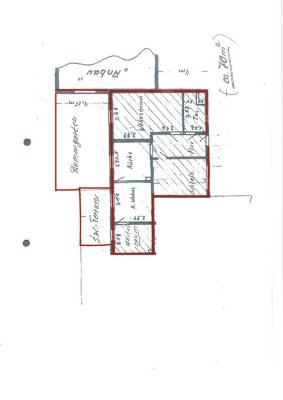 Kleines Reihenhaus mit 3,5 Zimmern und Garage in Achim-Borstel