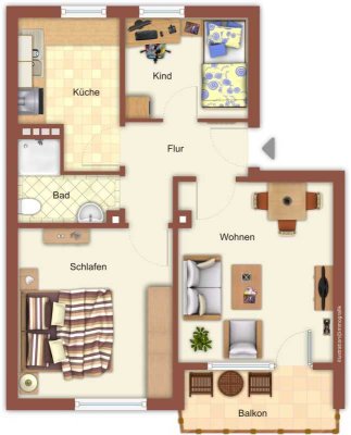 Demnächst frei! 3-Zimmer-Wohnung in Mönchengladbach Hardt
