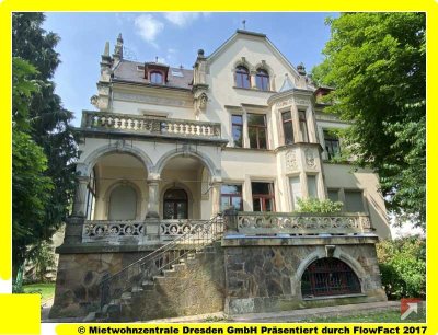 Exklusive Maisonettewohnung in toller Villa direkt an der Elbe!!!