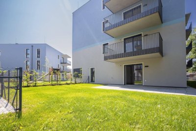ERSTBEZUG "ein viertel grün" - traumhafte 4- Zimmer Gartenwohnung in Wr. Neustadt und 2 Tiefgaragenstellplätzen - provisionsfrei